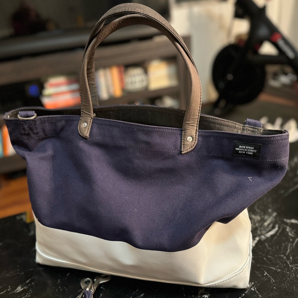 Jack Spade Dipped Industrial Canvas Coal Bag